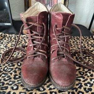 Freebird by Steven combat boot size 7